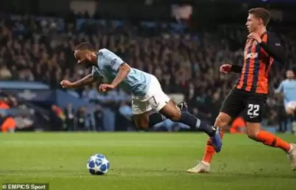 Man City Star Raheem Sterling Apologises After Bizarre UCL Penalty 